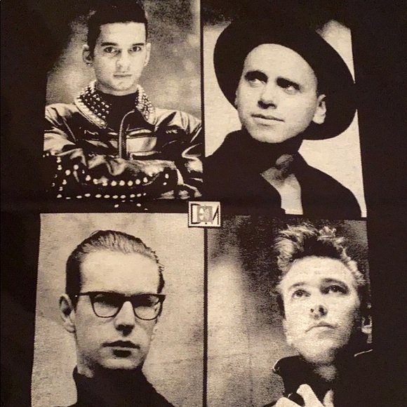 Depeche Mode Black Tee.  Unique.  All sizes.  New - Picture 2 of 5